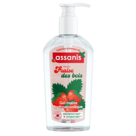 Gel Mains Hydroalcoolique Fraise des Bois - 250 ml