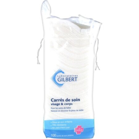 Gilbert Carrés de coton bébé visage & corps 100 cotton