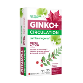 Ginko+ Circulation Jambes légères 30 comprimés