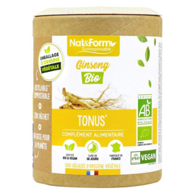 Ginseng Bio - 200 Gélule d'Origine Végétale