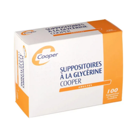 Cooper Suppositoires à la Glycérine Adultes x100 – Constipation chez l'adulte