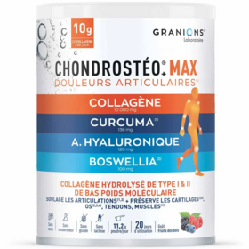 Granions Chondrostéo Max Goût Fruits des Bois 226 g – Collagène, confort articulaire et mobilité