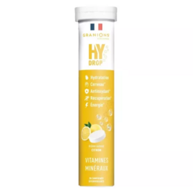 Granions Hydrop Pastille hydratation Citron 20 pastilles