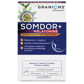 Granions Somdor+ Mélatonine - 15 comprimés