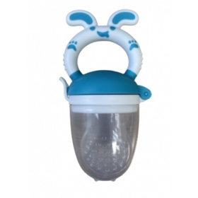 GRIGNOTEUR MY PETIT BEBE - Tétine d'Alimentation +6 mois - Bleue