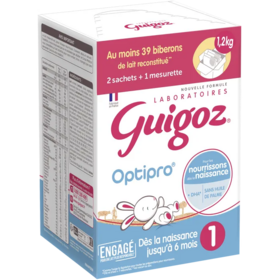 Guigoz Optipro Lait 1er âge 2 sachets de 600g