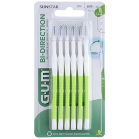 GUM Proxabrush Bi-Direction 0.7 mm x6 – brossettes interdentaires
