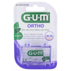 Gum Ortho Cire orthodontique menthe 1 unité – cire protection appareil dentaire