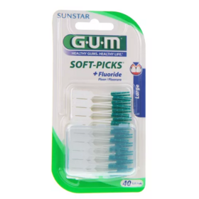 Gum Soft‑Picks Original bâtonnets interdentaires 40 unités – bâtonnets nettoyage interdentaire