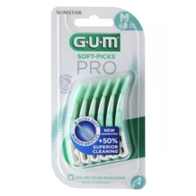 GUM Soft-Picks Pro 60 pièces medium – brossettes interdentaire
