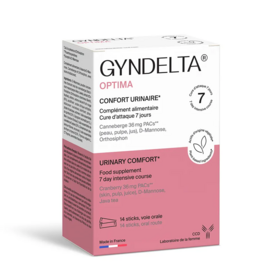 Gyndelta Optima confort urinaire 14 sticks