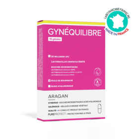 Gynéquilibre Aragan 15 gélules – Confort intime et équilibre vaginal