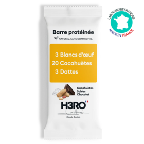 H3RO Barre protéinée Cacahuètes cacao 52 g