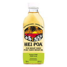 Hei Poa Pur Monoï De  Tahiti et Fleur De Tiaré 100ml