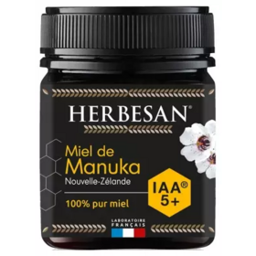 Herbesan Miel de Manuka IAA 5+ 250 g – miel de Nouvelle-Zélande