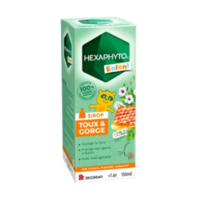 Hexaphyto Sirop Toux et gorge enfant - dès 1 an 150 ml