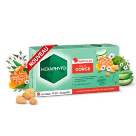 Hexaphyto Pastille mal de gorge - dès 8 ans 20 pastilles