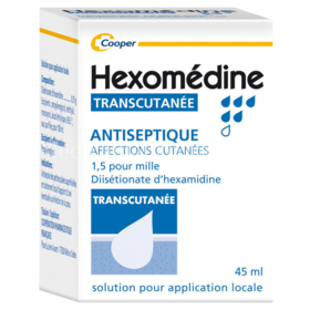 Hexomedine Transcutanée 1,5 pour Mille - 45 ml