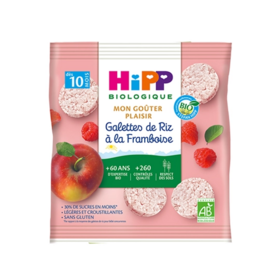 HiPP Goûter plaisir Galettes de Riz à la Framboise 30g