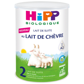 HiPP Chèvre Lait 2 eme dès 6 mois age