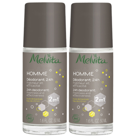 HOMME - Déodorant 24H Bio Roll-On - Lot de 2 x 50 ml