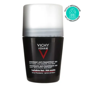Vichy Déodorant Homme Anti-Transpirant 48H 50 ml