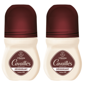 HOMME - Déodorant Roll-On Fraîcheur - Lot de 2 x 50 ml