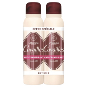 HOMME - Déodorant Spray Anti-Transpirant 48H - Lot de 2 x 150 ml