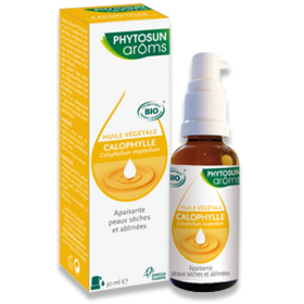 Huile Vegetale Calophylle Bio Peaux Sèches et Abimées - 50 ml