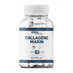 Humble+ Collagène marin ultra-concentré 150 gélules — complément anti-rides et fermeté