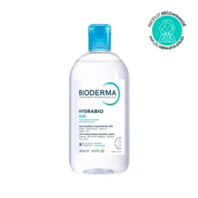 Bioderma Hydrabio H2O – Eau micellaire démaquillante hydratante – Peaux sensibles et déshydratées – 500 ml