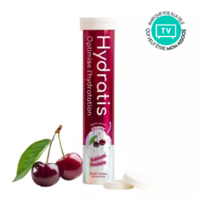 Hydratis Cerise 20 pastilles effervescentes – solution réhydratante électrolytes