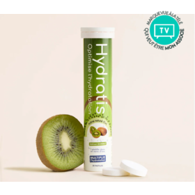 Hydratis Kiwi 20 pastilles effervescentes – Électrolytes, hydratation et récupération