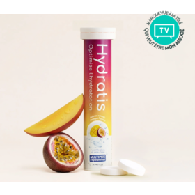 Hydratis Mangue Passion 20 pastilles effervescentes – Électrolytes et hydratation