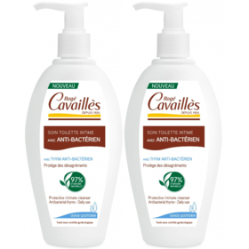 HYGIENE INTIME - Soin Toilette Intime Antibactérien - Lot de 2 x 250 ml