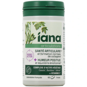 Iana articulations santé articulaire et humeur positive — flacon de 60 comprimés