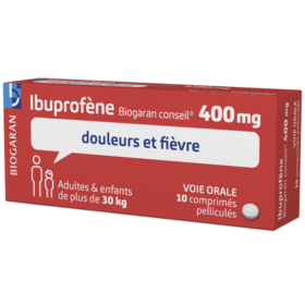 Ibuprofène - Douleurs Fièvre 400 mg - 10 comprimés