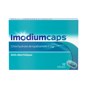 ImodiumCaps 2 mg – Diarrhée passagère, confort digestif et action rapide 12 gélules
