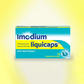 Imodium liquicaps 2mg 12 gélules