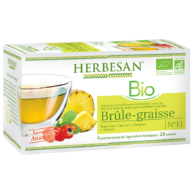 Infusion Bio - Saveur Ananas - 20 sachets