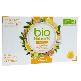 Infusion Gingembre et citronnelle Bio - 20 sachets