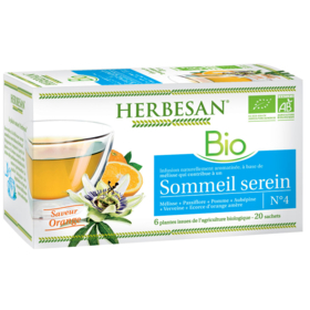 Infusion Bio - Saveur Orange - 20 sachets