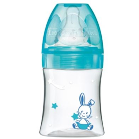 INITIATION+ - Biberon 0-6 Mois Bleu Lagoon - 150 ml