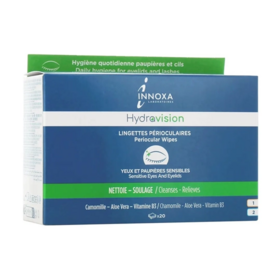 Innoxa HydraVision Lingettes Périoculaires 20 lingettes pour yeux et paupières