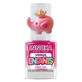 Innoxa Vernis à Ongles pour Enfants à Base d'Eau Elephant Rose Fuchsia 5 ml