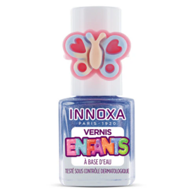 Innoxa Vernis à Ongles pour Enfants à Base d'Eau Papillon Bleu 5 ml
