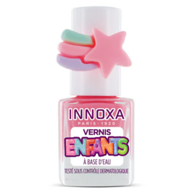 Innoxa Vernis à Ongles pour Enfants à Base d'Eau Etoile Rose 5 ml