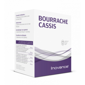 Inovance Bourrache Cassis Beauté et Santé de la Peau 100 Capsules