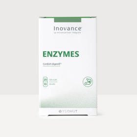 Inovance Enzymes Digestion Optimale 20 gélules – Confort digestif et digestion complète
