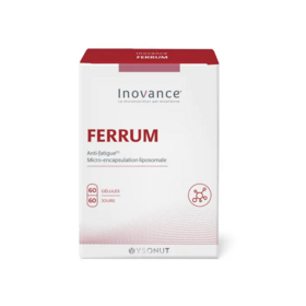 Inovance Ferrum anti-fatigue fer liposomal 60 gélules – Vitalité et énergie